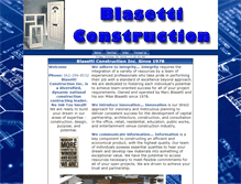 Tablet Screenshot of blasetticonstruction.com